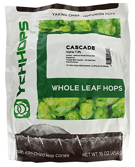 Cascade Leaf Hops - 1 lb.